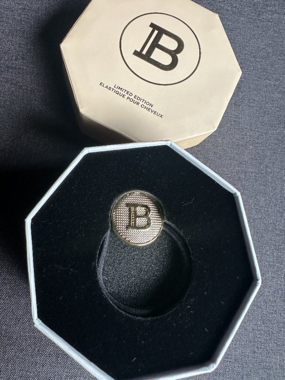 Balmain Paris Hair Couture Limited Edition Hair Elastic Ponytail Holder w/ Box